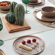 Nordic Mat Toprak Taupe Yemek Takımı 18 Parça 6 Kişilik 977 Bonvagon