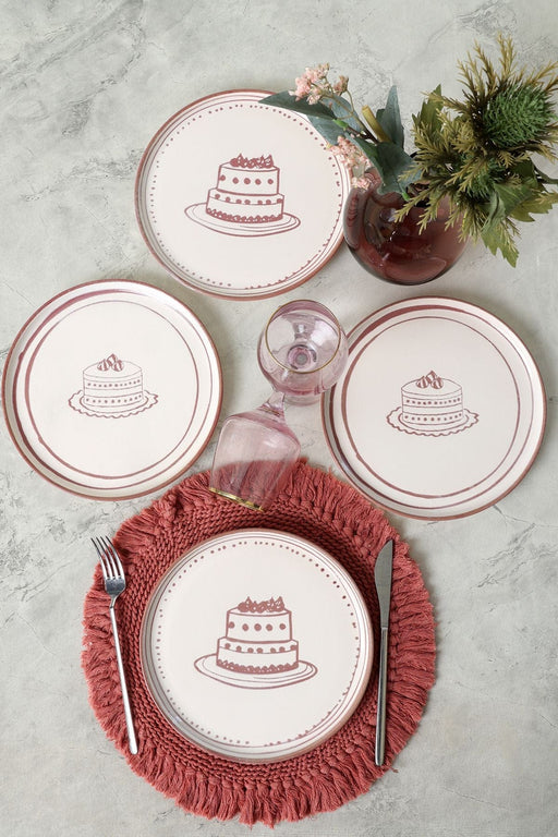 Nordik Pasta Tabağı 22 Cm 4 Adet Seti