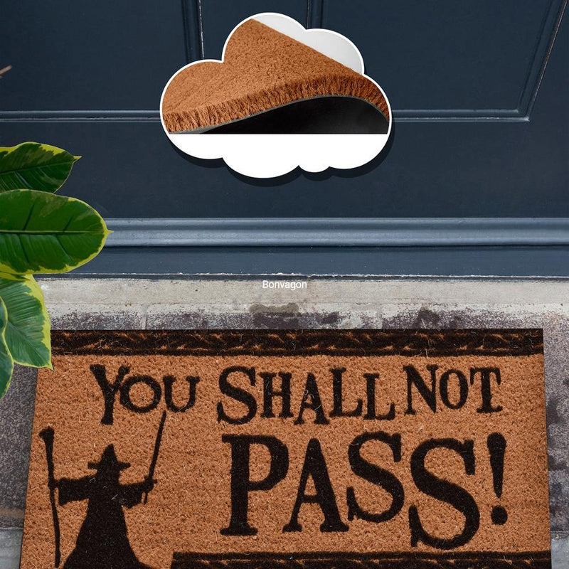 Not Pass Doğal Koko Hindistan Cevizi Kapı Önü Paspas 60x40cm Bonvagon