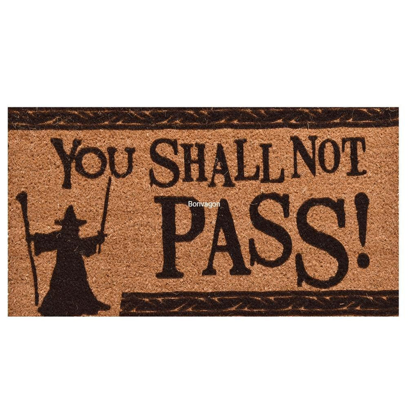 Not Pass Doğal Koko Hindistan Cevizi Kapı Önü Paspas 60x40cm Bonvagon