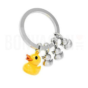 Ördek Ailesi Anahtarlık Çelik Halkalı  Bonvagon Metalmorphose