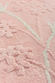 Orkide Pudra 2li Set Akrilik Banyo Paspas ve Halısı, Kaymaz Taban, Yıkanabilir Bonvagon