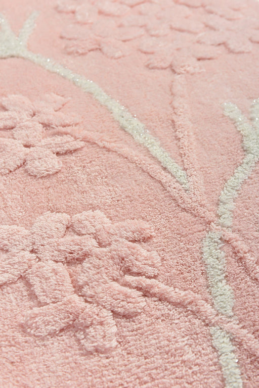 Orkide Pudra 2li Set Akrilik Banyo Paspas ve Halısı, Kaymaz Taban, Yıkanabilir Bonvagon