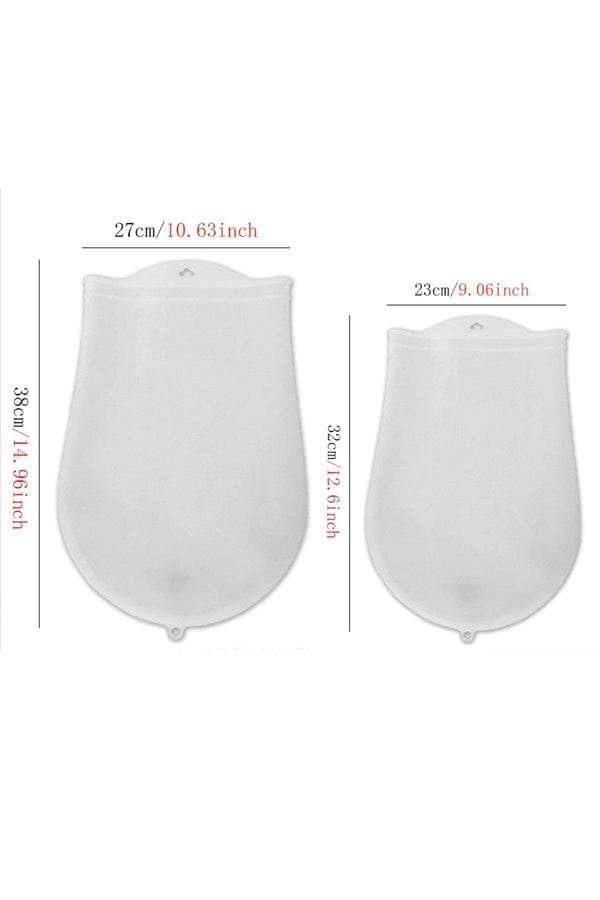 Orta Hamur Torbası Silikon Şeffaf Hamur Yoğurma Torbası Ekmek Makarna Mantı Hamuru Kolay Yoğurma Bonvagon