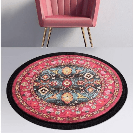 Otantik Dijital Baskılı Halı, Kaymaz Taban, Yıkanabilir Bonvagon