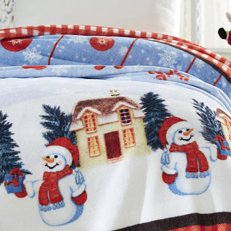Our House Tek Kişilik 3D Soft Battaniye Joyeux
