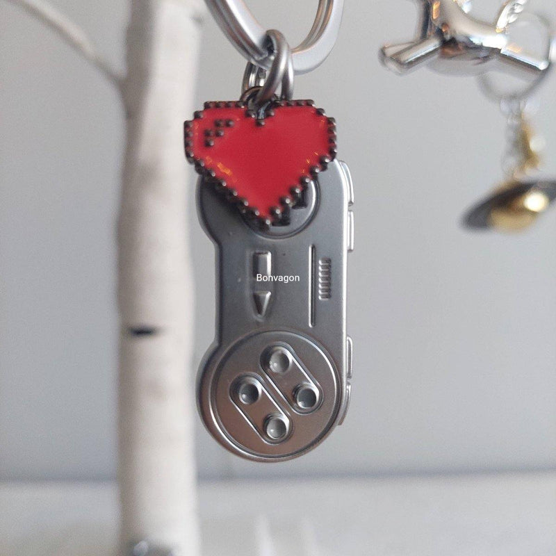 Oyun Konsolu Anahtarlık Çelik Halkalı