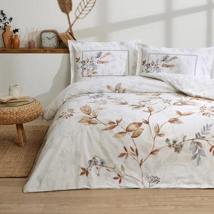 Çift Kişilik Ranforce Nevresim Takımı Cuivre Gri Bonvagon