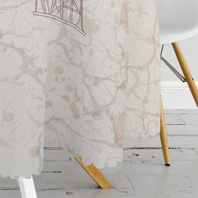 Özel Tasarım Dijital Baskılı 3D Masa Örtüsü Bonvagon