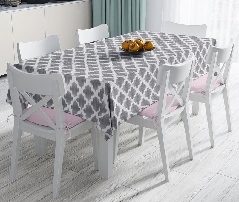 Özel Tasarım Ogea Desenli Dijital Baskılı Modern Leke Tutmaz Masa Örtüsü Bonvagon