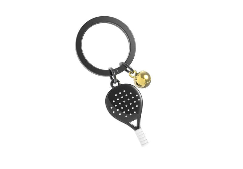 Padel Tenis Anahtarlık Siyah