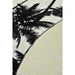 Palm Dijital Baskılı 100cm Banyo Halısı, Kaymaz Taban, Yıkanabilir Bonvagon