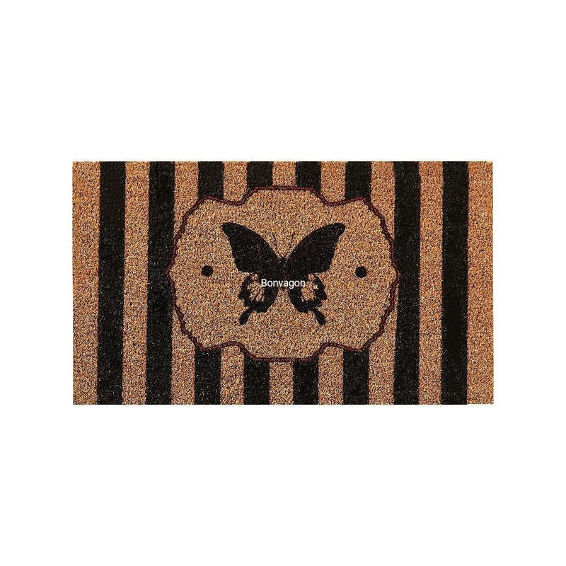 Papillon Black Doğal Koko Hindistan Cevizi Kapı Önü Paspas 60x40cm