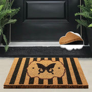 Papillon Black Doğal Koko Hindistan Cevizi Kapı Önü Paspas 60x40cm Bonvagon