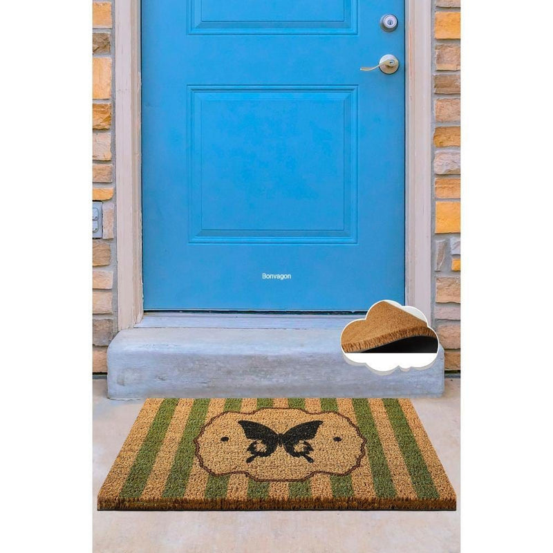 Papillon Green Doğal Koko Hindistan Cevizi Kapı Önü Paspas 60x40cm