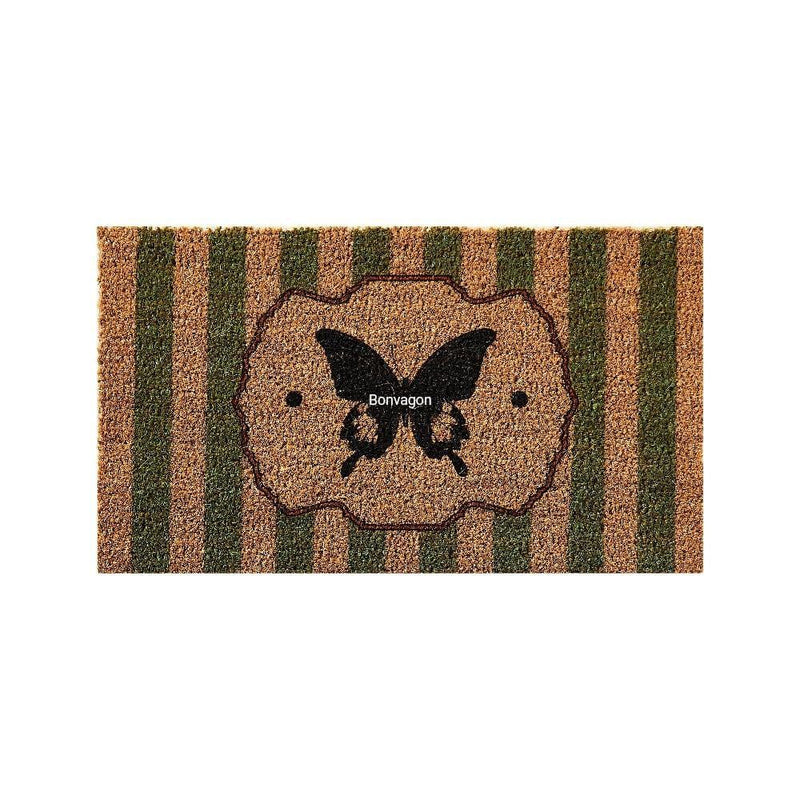 Papillon Green Doğal Koko Hindistan Cevizi Kapı Önü Paspas 60x40cm Bonvagon