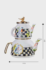 Paradise Emaye Çaydanlık Bonvagon