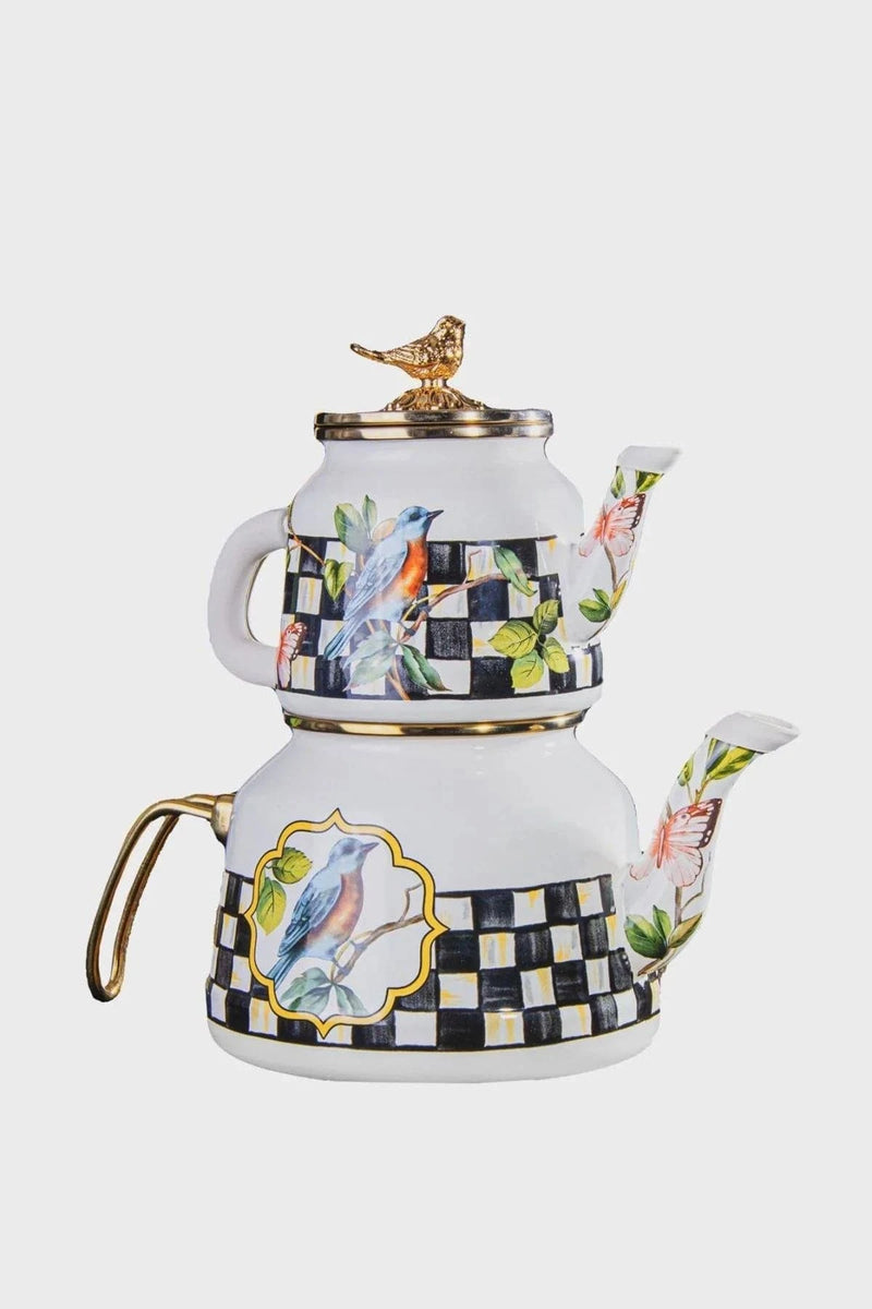 Paradise Emaye Çaydanlık Bonvagon