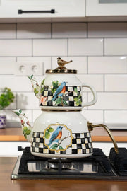 Paradise Emaye Çaydanlık Bonvagon