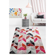 Parcela Dijital Baskılı Halı, Kaymaz Taban, Yıkanabilir Bonvagon