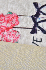 Parfume Dijital Baskılı 2li Set Banyo Halısı, Kaymaz Taban, Yıkanabilir Bonvagon