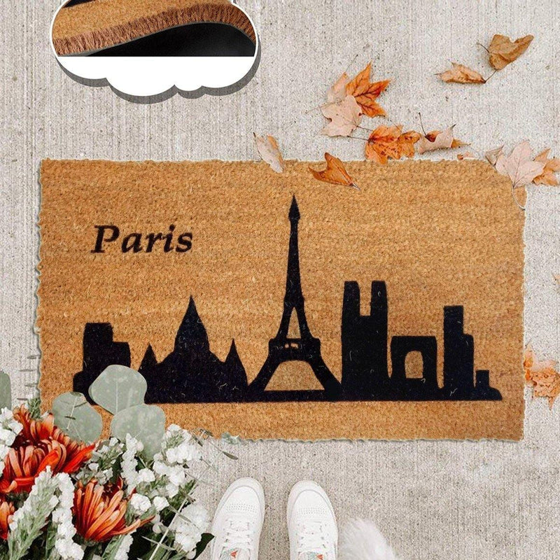 Paris Torre Doğal Koko Hindistan Cevizi Kapı Önü Paspas 60x40cm