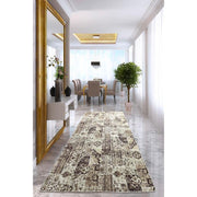 Parker Dijital Baskılı Yolluk Dekoratif Halı, Kaymaz Taban, Yıkanabilir Bonvagon