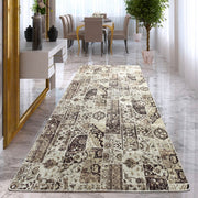 Parker Dijital Baskılı Yolluk Dekoratif Halı, Kaymaz Taban, Yıkanabilir Bonvagon