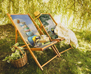 Parrot Katlanabilir Şezlong Katlanır Ahşap Lounge Chair Bonvagon