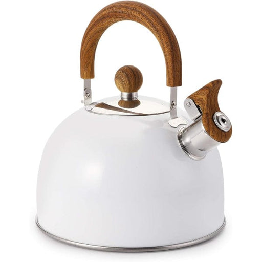 Paslanmaz Çelik Demlik Beyaz Renk 2.5 lt Bonvagon