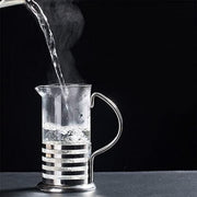 Paslanmaz Çelik Gövdeli French Press Kahve ve Çay Demleme Aparatı 350ml