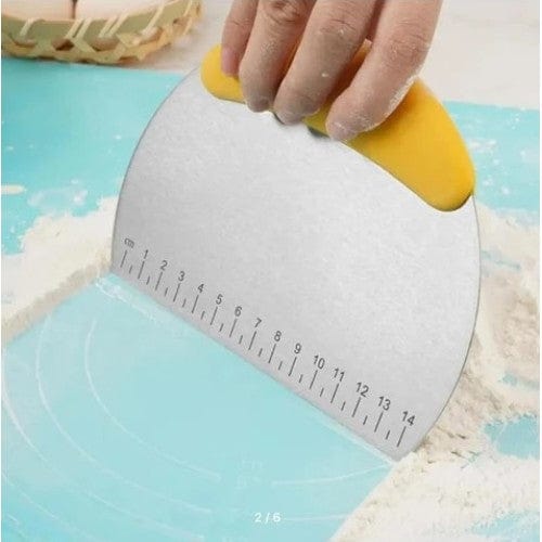 Paslanmaz Çelik Hamur Kesme ve Şekillendirme Spatulası Bonvagon