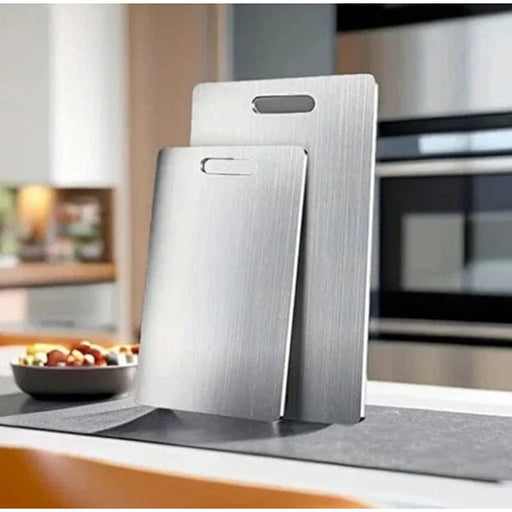 Paslanmaz Çelik Kesim Panosu Seti 2'li Bonvagon