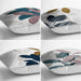 Pastel Renkli Yaprak Tasarımlı Dijital Baskılı Modern 4lü Kırlent Kılıfı Seti Bonvagon