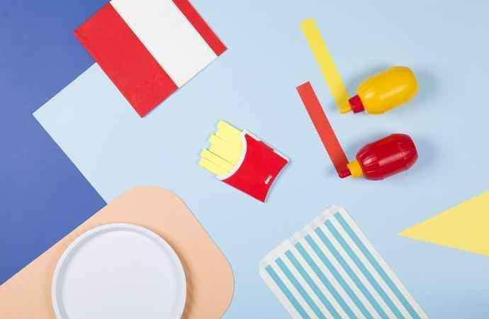 Patates Kızarması Yapışkanlı Kitap Ayracı Bonvagon