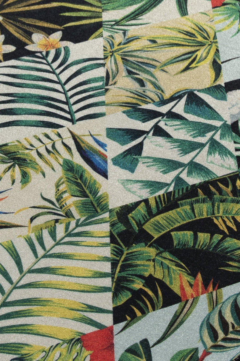 Patch Dijital Baskılı 2li Set Banyo Halısı, Kaymaz Taban, Yıkanabilir Bonvagon