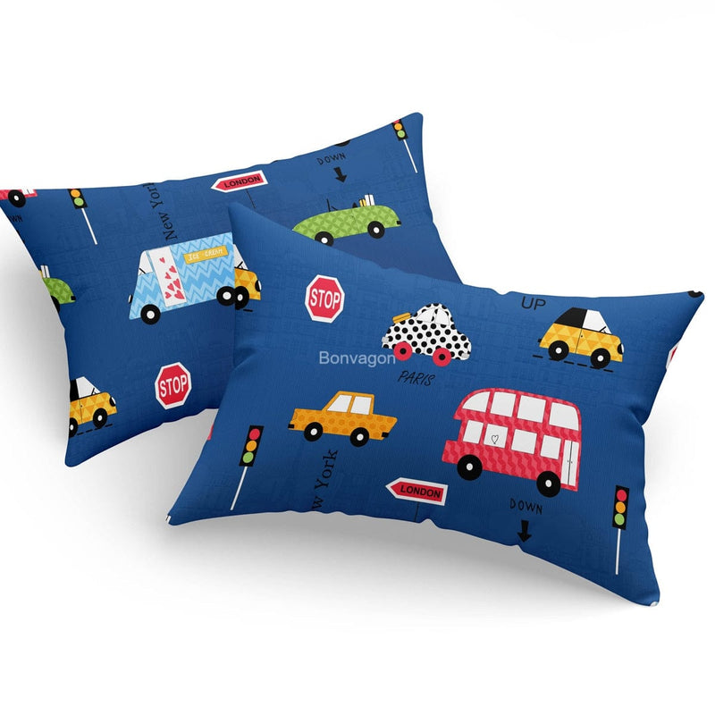 Paula Mavi 2li Yastık Kılıfı 50x70cm Bonvagon