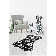 Paw Dijital Baskılı Köpek Paspası, Kaymaz Taban, Yıkanabilir Bonvagon