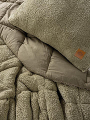 Peluş çift Kişilik Yorgan Seti Taş Bonvagon