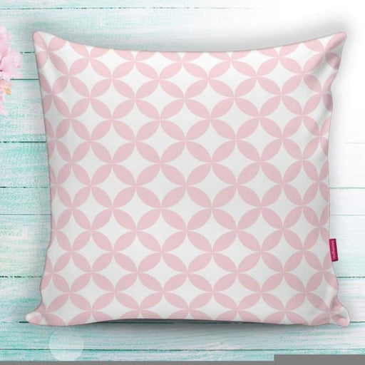 Pembe Küçük Retro Dekoratif Yastık Kırlent Kılıfı 43x43cm