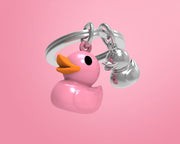 Pembe Ördek Anahtarlık Bonvagon