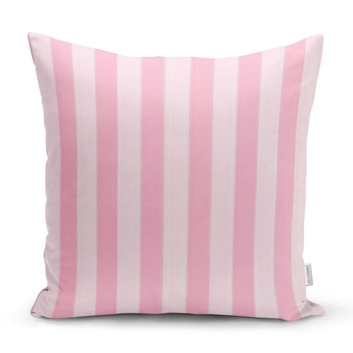 Pembe Renklerin Uyumu Modern Tasarımlı Dekoratif Yastık Kırlent Kılıfı 43x43cm