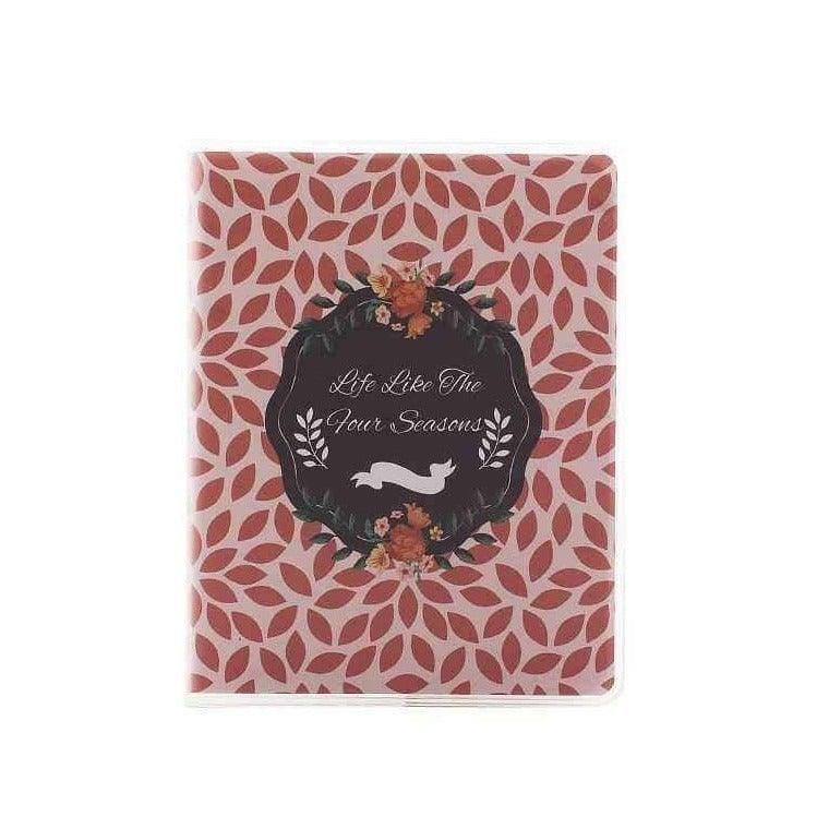 Pembe Yapraklı Defter Bonvagon