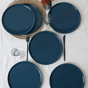 Petrol Mavi Nordic Servis Tabağı 28 cm 6 Adet Bonvagon