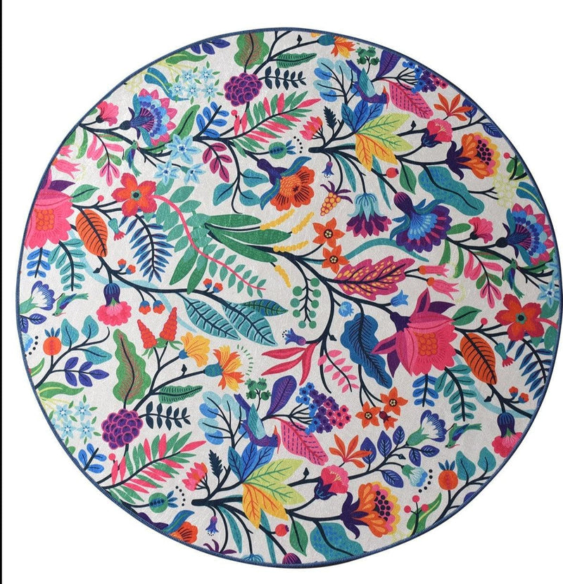 Pictura Dijital Baskılı 100cm Banyo Halısı, Kaymaz Taban, Yıkanabilir Bonvagon