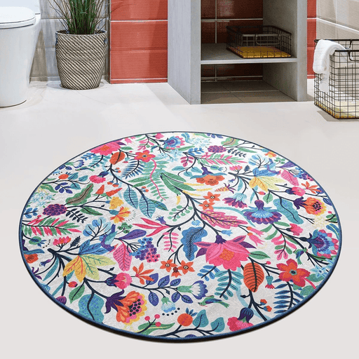 Pictura Dijital Baskılı 100cm Banyo Paspas ve Halısı, Kaymaz Taban, Yıkanabilir Bonvagon