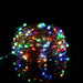Pilli Renkli Peri Led Işık Dekoratif Aydınlatma 5 Metre RGB Led Bonvagon
