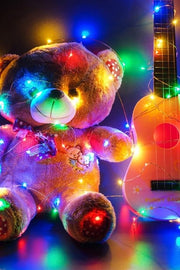 Pilli Renkli Peri Led Işık Dekoratif Aydınlatma 5 Metre RGB Led Bonvagon