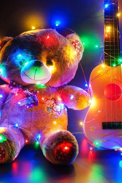 Pilli Renkli Peri Led Işık Dekoratif Aydınlatma 5 Metre RGB Led Bonvagon