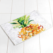 Pineapple 40x60cm Dijital Baskılı Banyo Halısı, Kaymaz Taban, Yıkanabilir Bonvagon